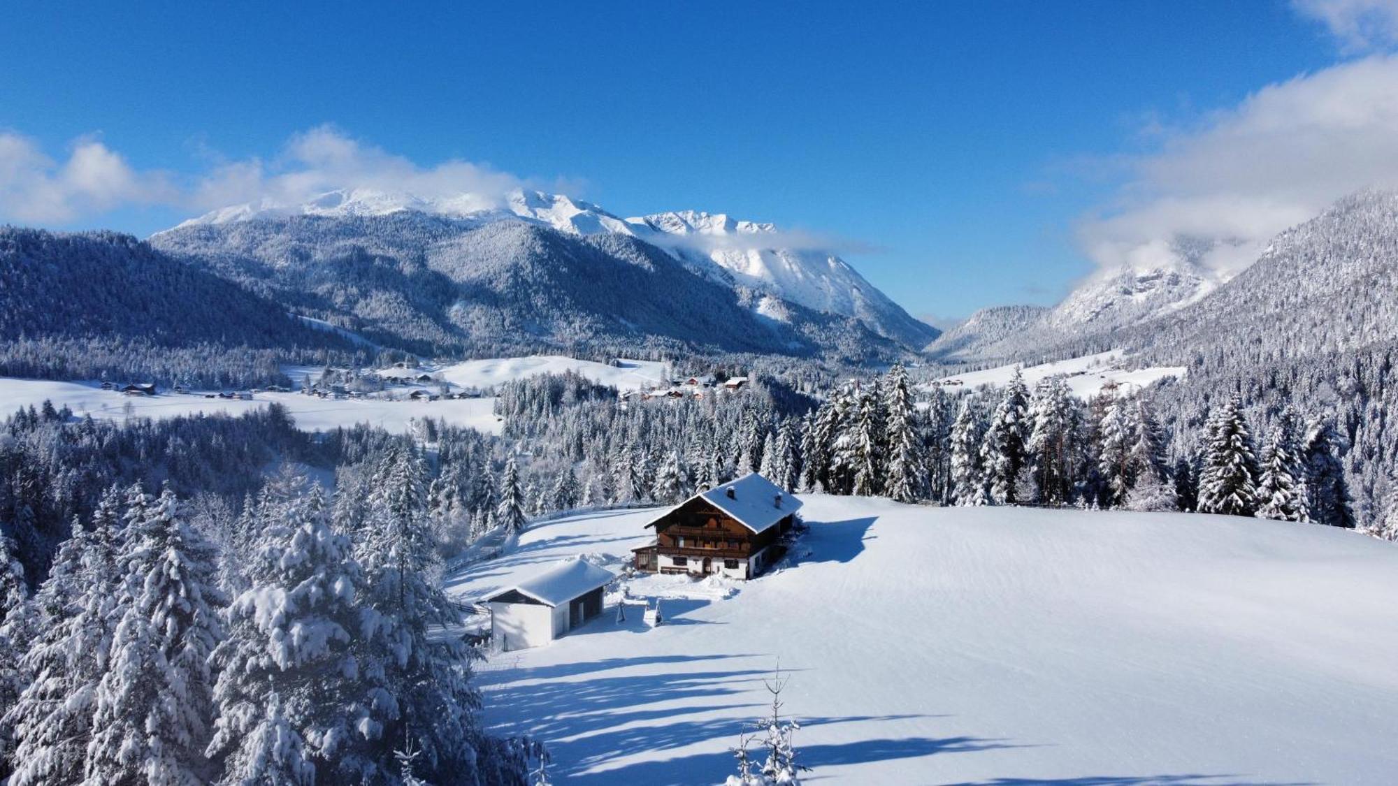 Bauernhaus Durrahof Steinberg am Rofan Esterno foto